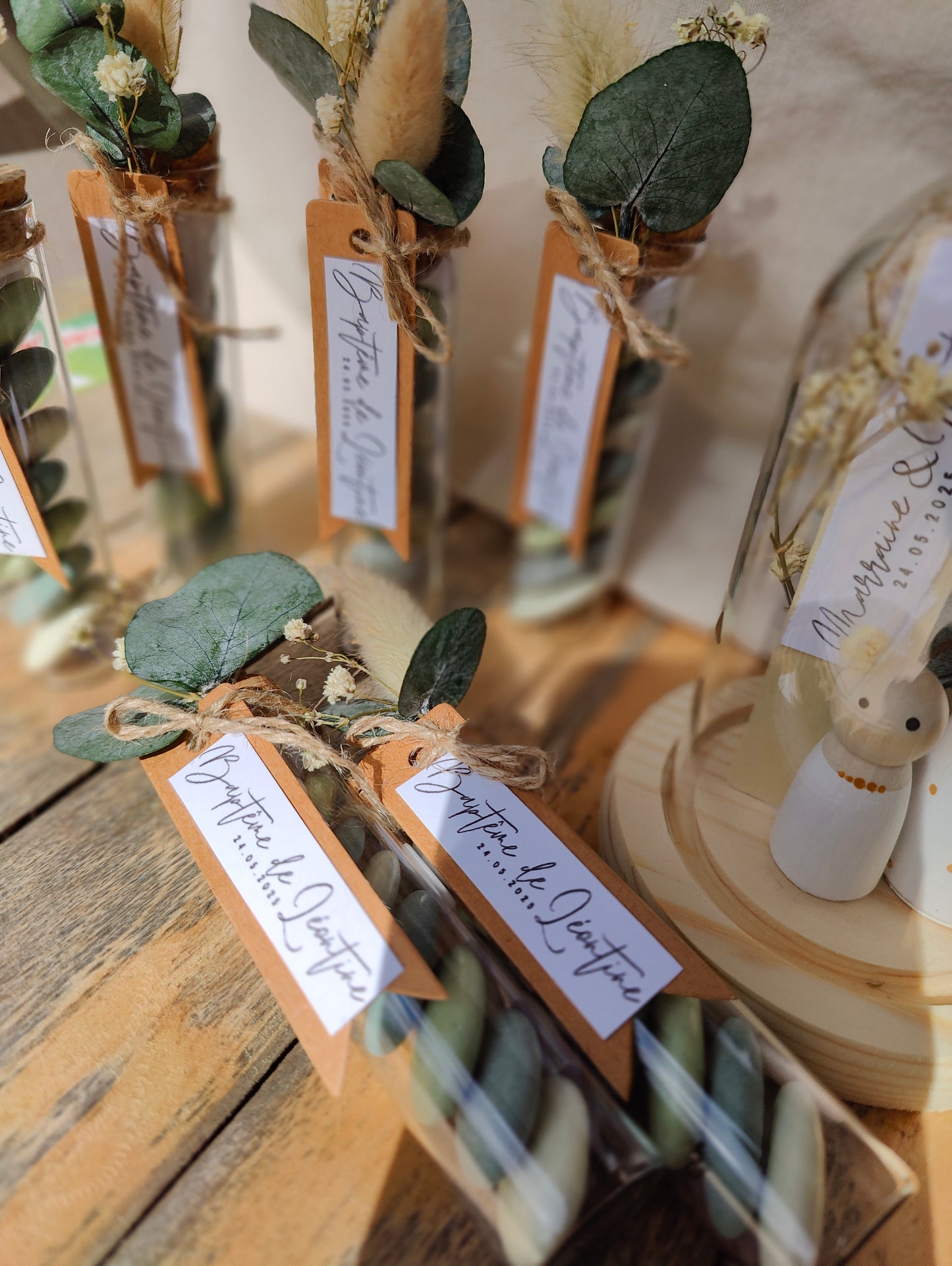 Éprouvette de dragées personnalisée • Eucalyptus
