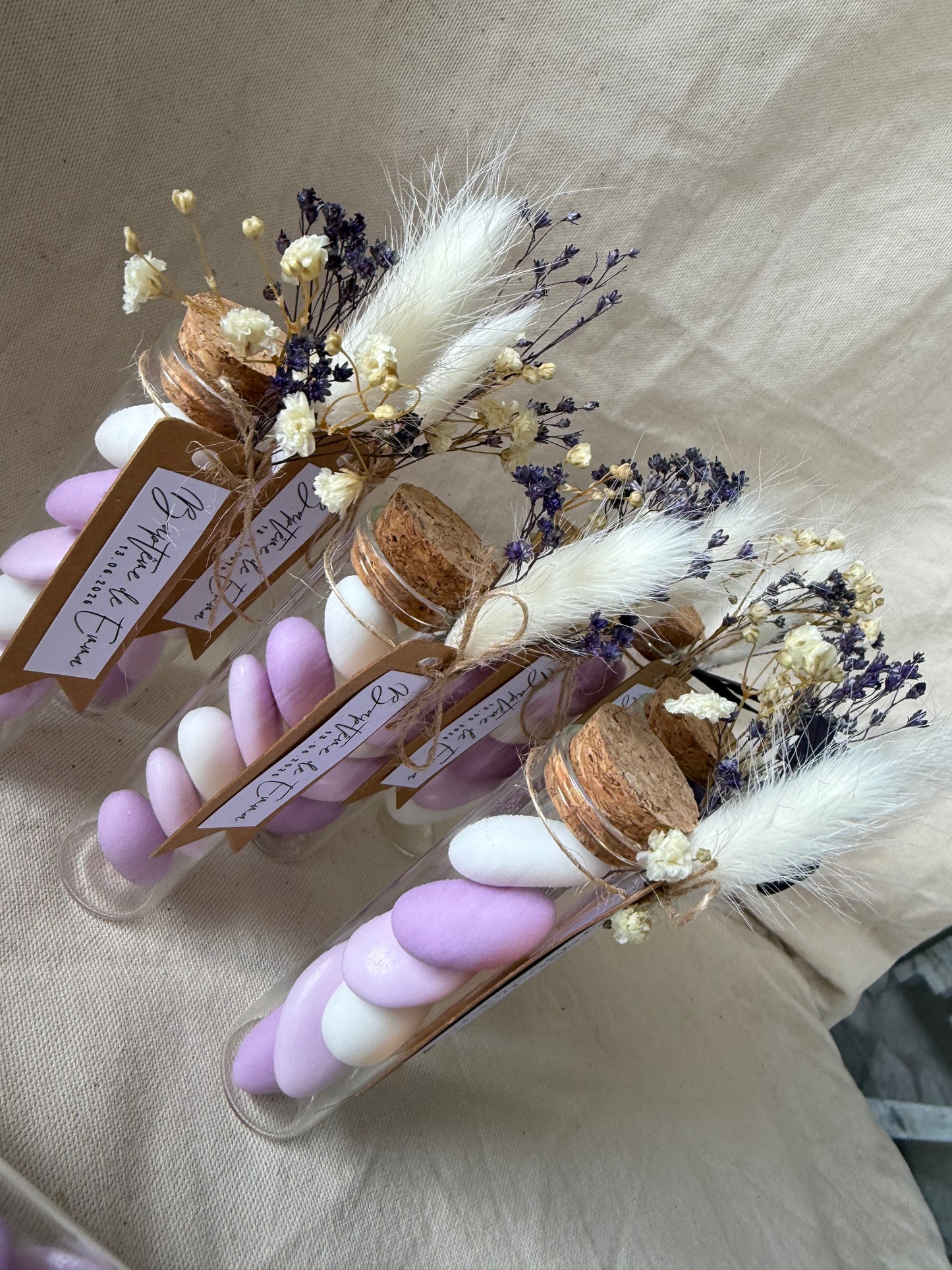 Éprouvette de dragées personnalisée • Violet
