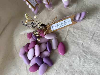 Éprouvette de dragées personnalisée • Violet