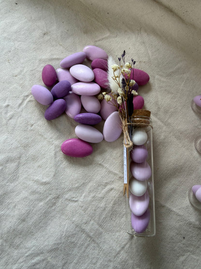 Éprouvette de dragées personnalisée • Violet
