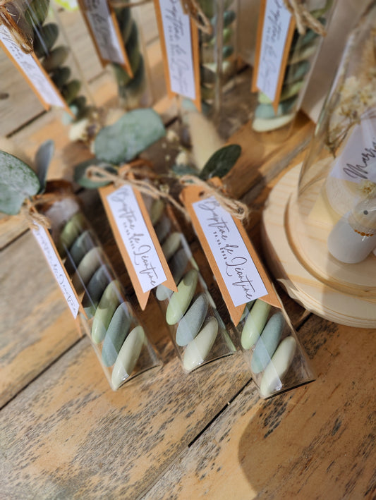 Éprouvette de dragées personnalisée • Eucalyptus